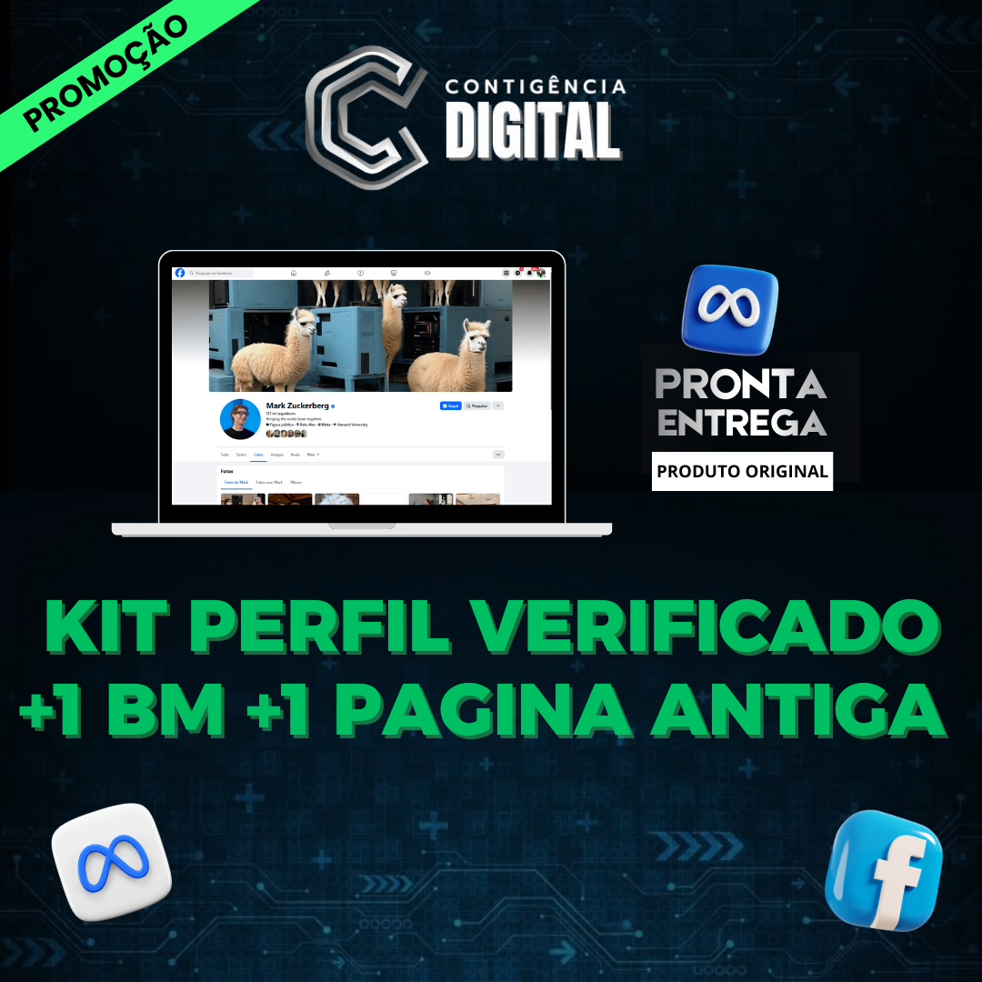 KIT Perfil Premium + BM e Página Antiga